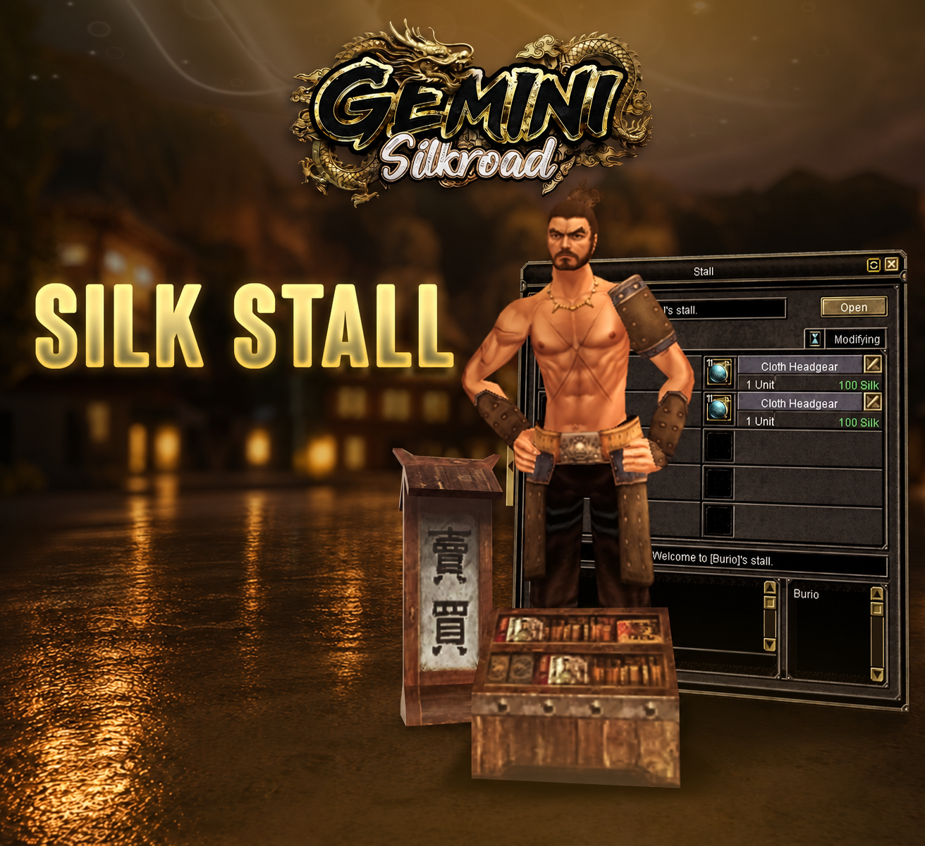 Gemini Silk Stall and Tri-Job features